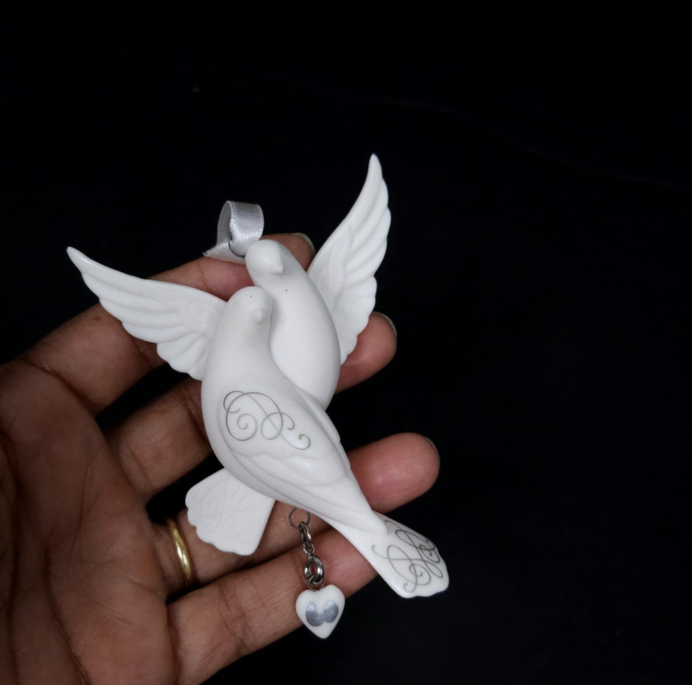 Hallmark Keepsakes 2015 Doves Anniversary Christmas Ornament